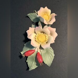 “Vintage Hand Painted/Porcelain Capodimonte 6-4/4” L Figurine.